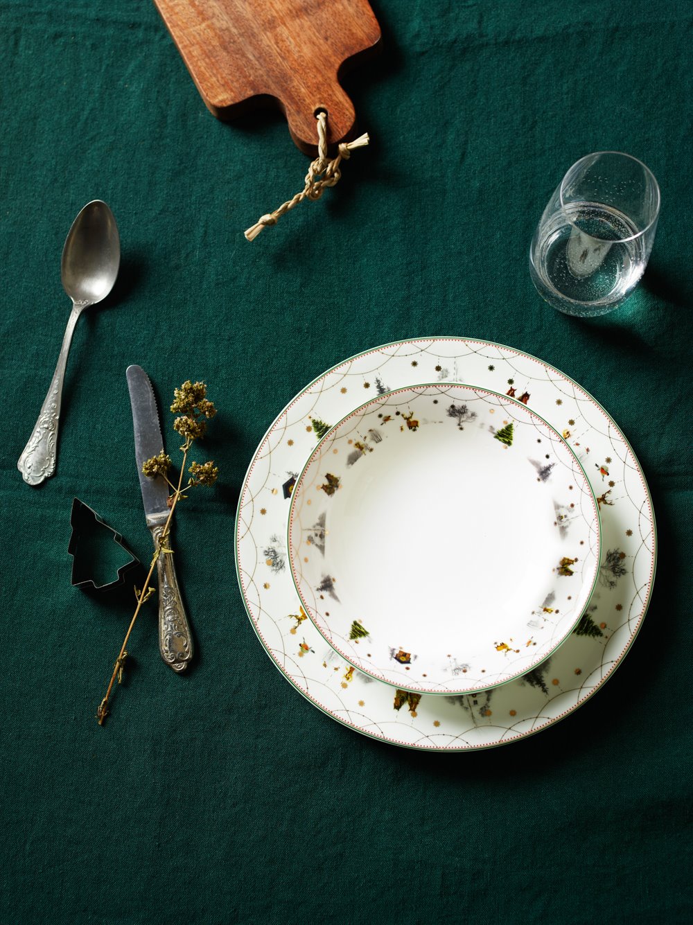 Julemorgen placesetting board