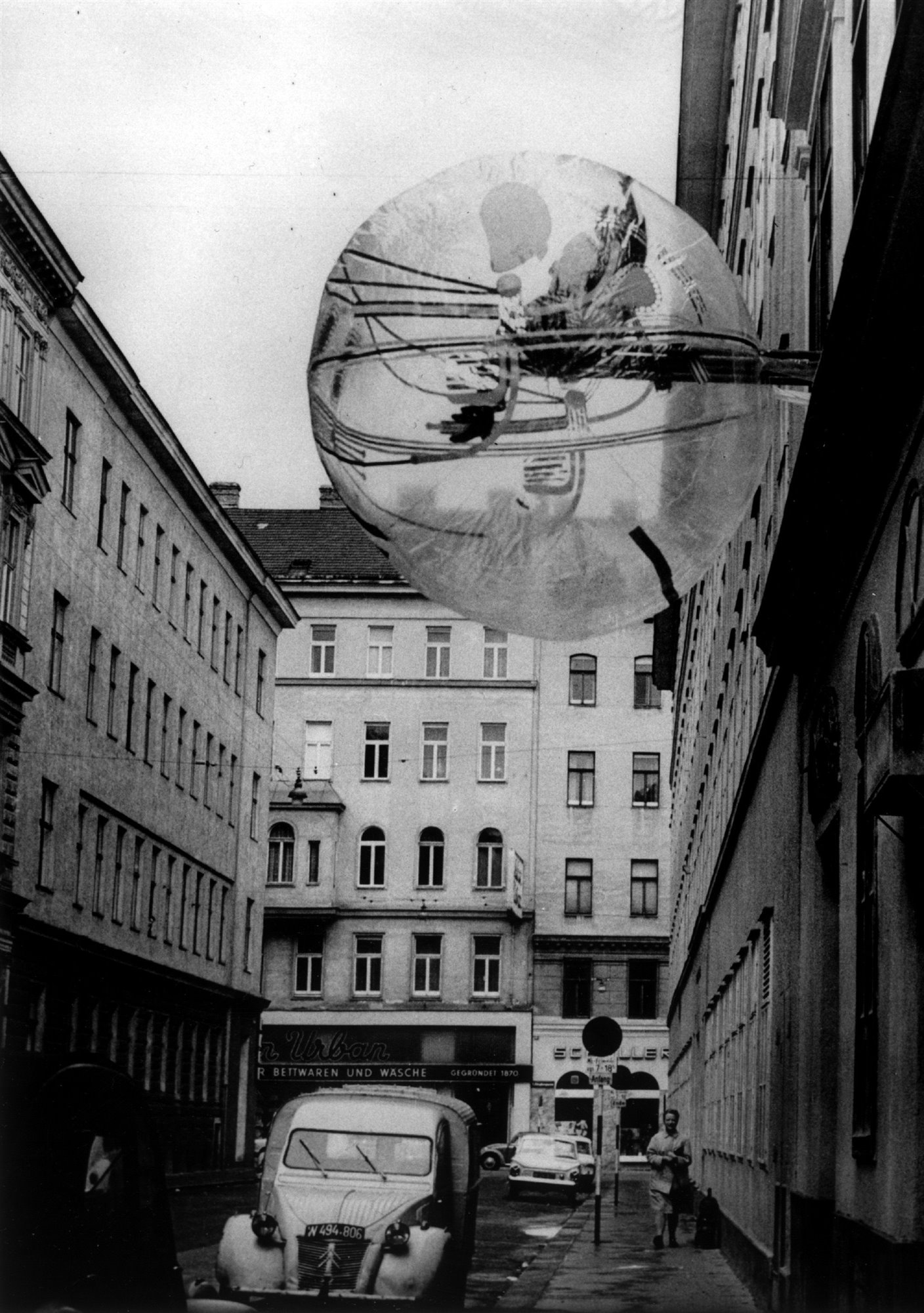 Haus Rucker Co Ballon für Zwei Apollogasse, Wien 1967