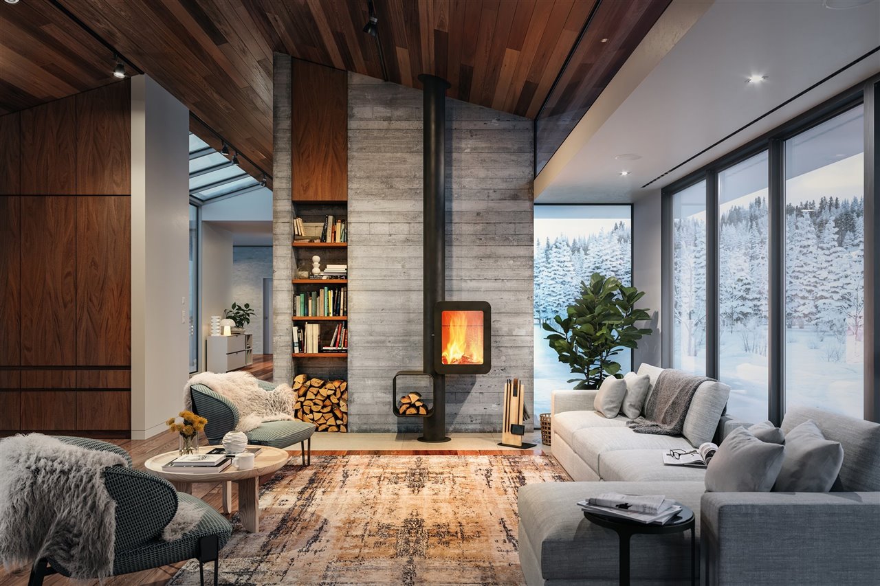 La chimena Grappus, modernidad y calidez con etiqueta ‘Ecodesign ready’.