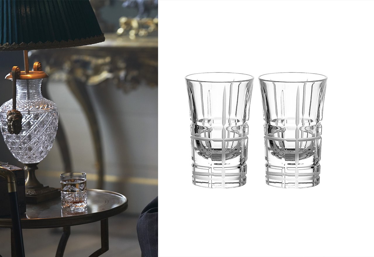 The Crown vasos de Christofle. Con hielo, mejor