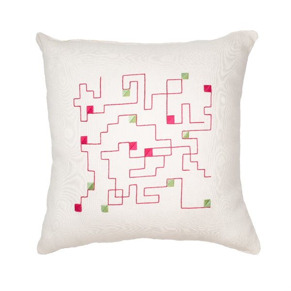 Almohadón siluetado en baja Colección Aztec 
