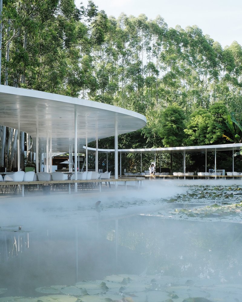 garden hot por resturant china lago