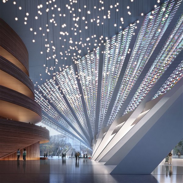 Este espectacular edificio de Snøhetta en China se va a convertir en un icono en 2020