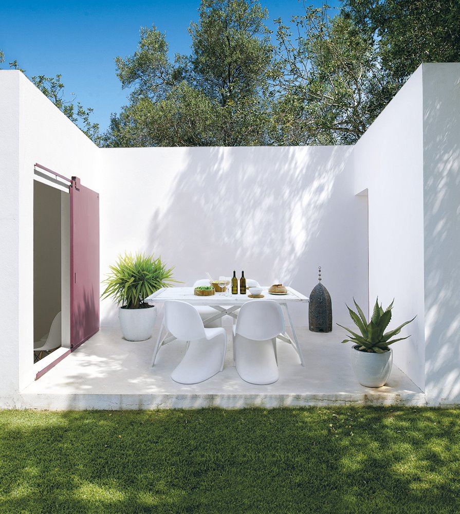 casa sana terraza comedor exterior