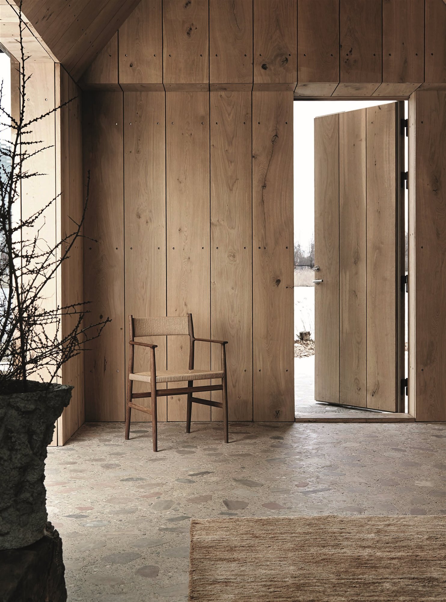 material madera en casa