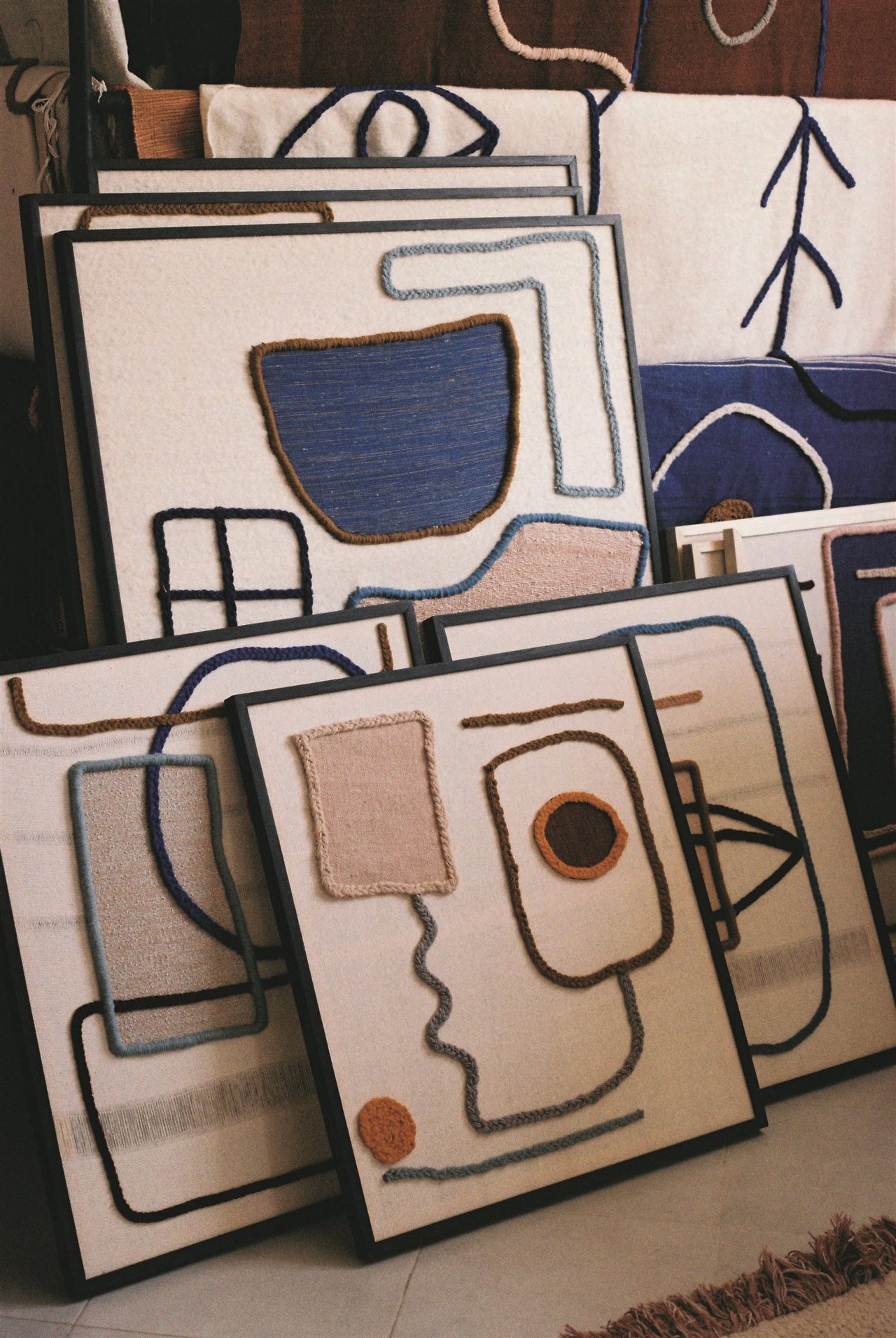 Algunos cuadros de la artista