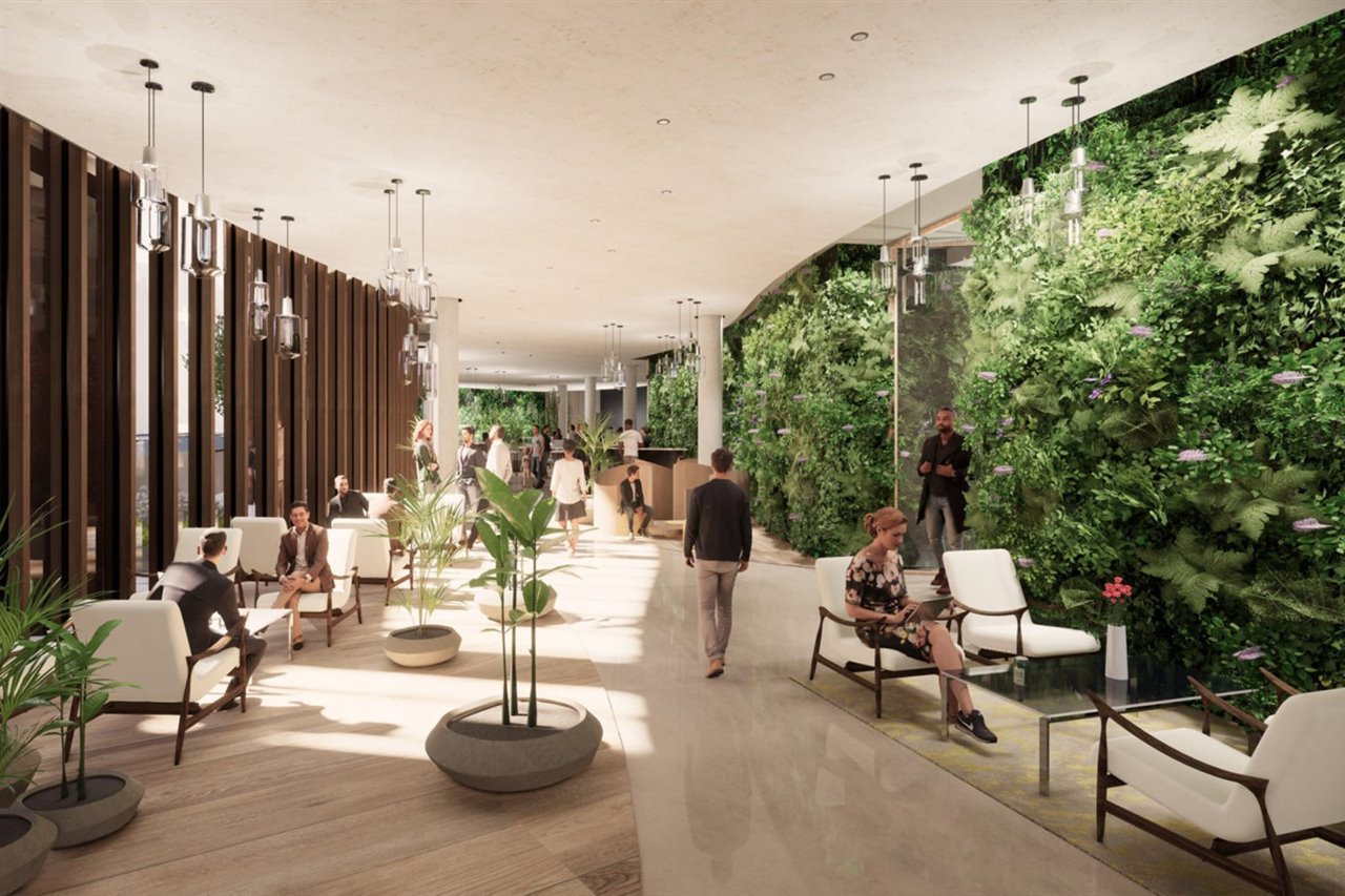 El elemento vegetal estará presente asimismo en el interior del establecimiento.