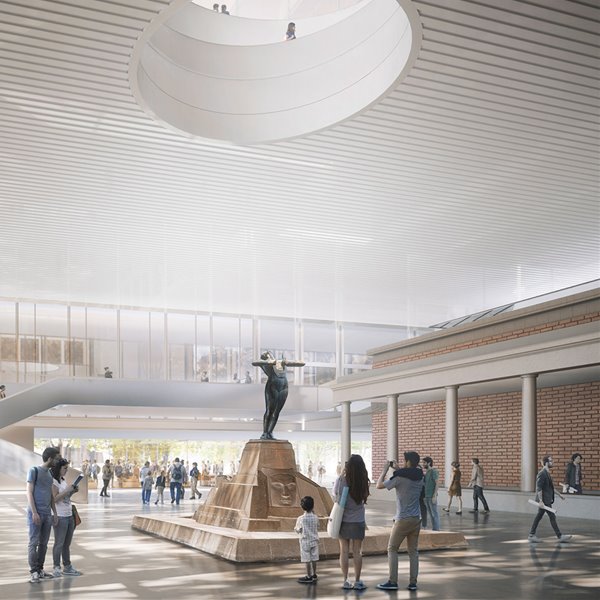 Se unificarán todas las cotas de la planta baja para dotar al museo de un plano accesible y de fácil orientación.