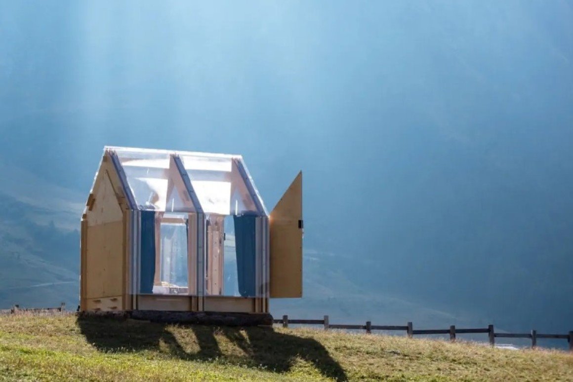 cabina con techo descubierto