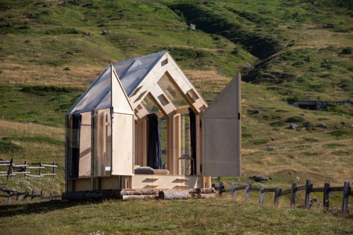Esta cabaña para dormir bajo las estrellas se monta en 2 horas Esta cabaña para dormir bajo las estrellas se monta en 2 horas