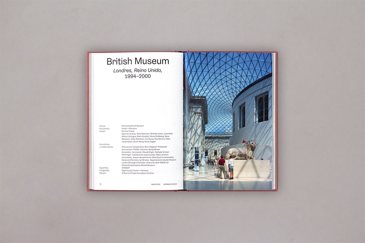 El libro se estructura cronológicamente, siguiendo el hilo de las obras construidas a lo largo de la carrera de Norman Foster.
