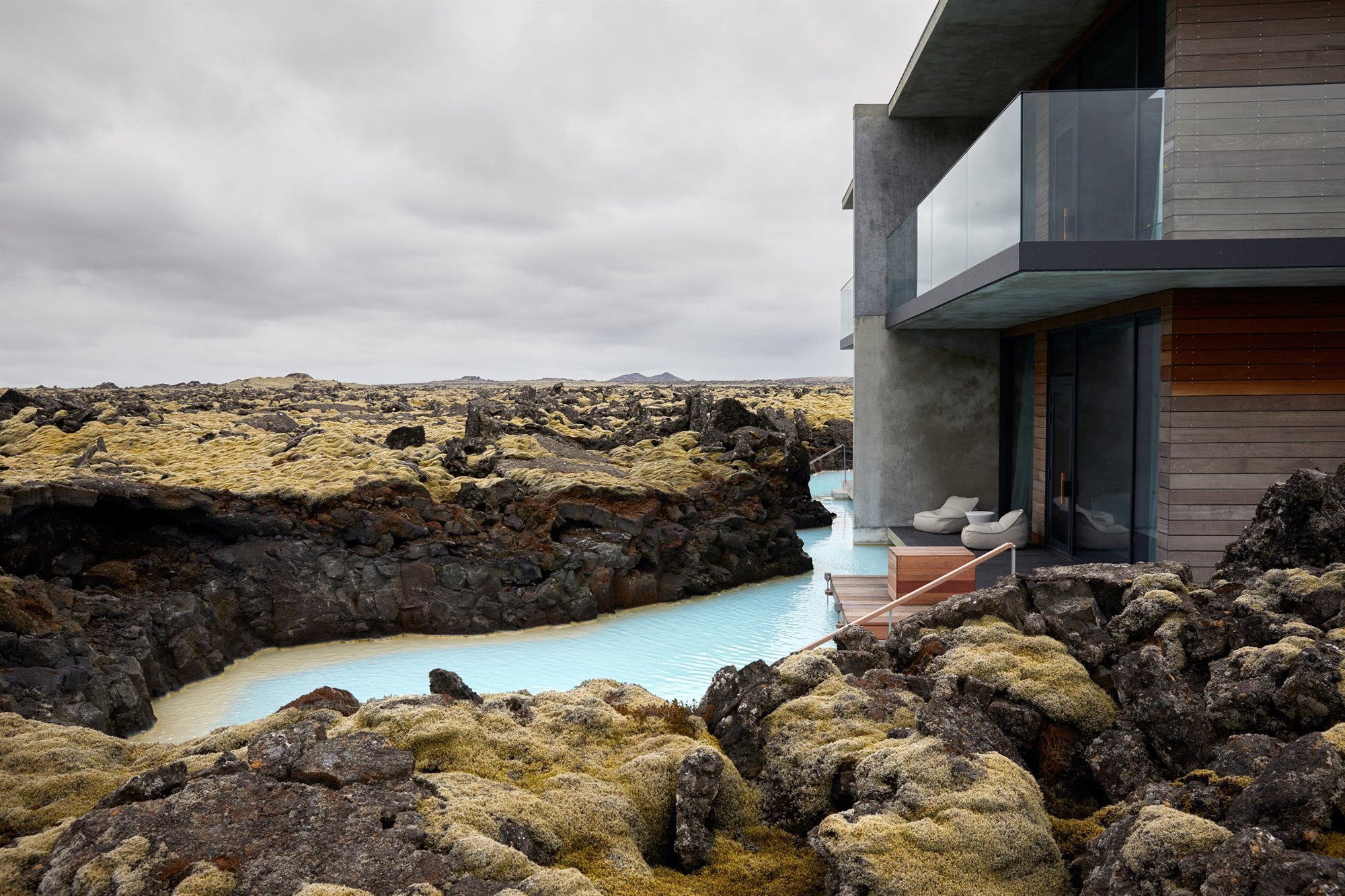 hotel balneario islandia blue lagoon por basalt architecture