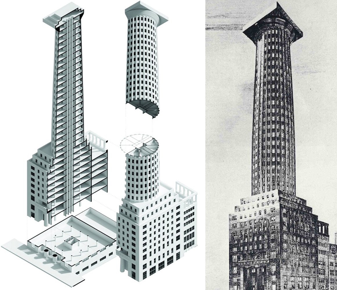 Proyecto Chicago Tribune Column (1923).