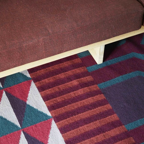 Colección de alfombras Ndebele de Sandra Figuerola para Gan 