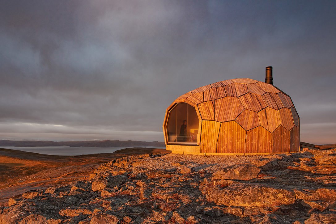 Cabaña de Spinn Arkitekter madera