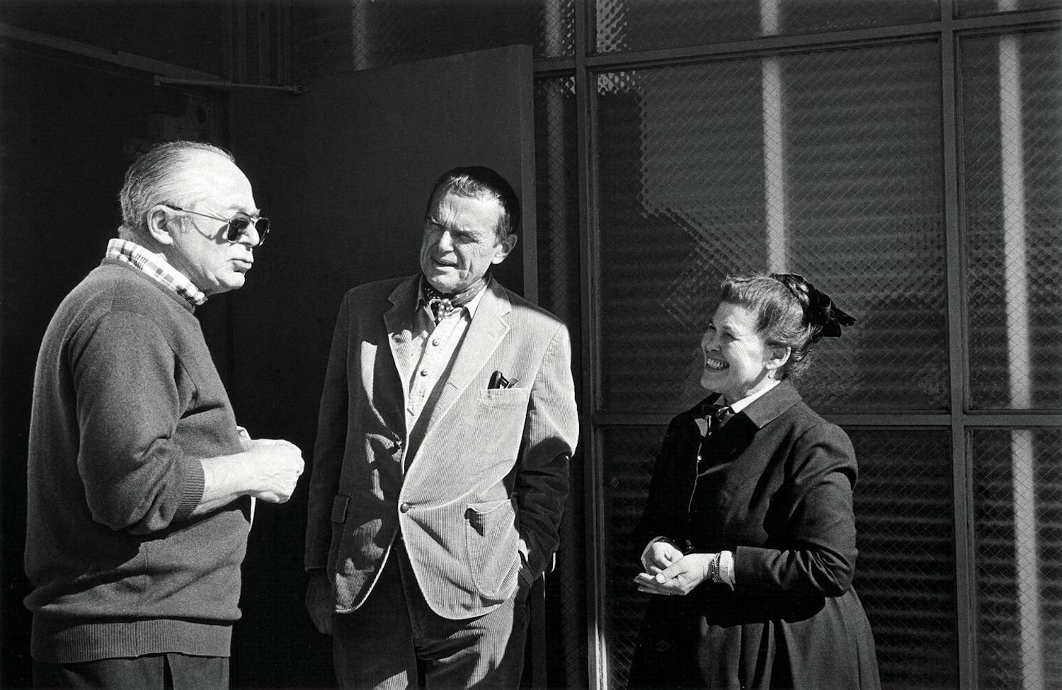 Charles & Ray Eames junto a Billy Wilder