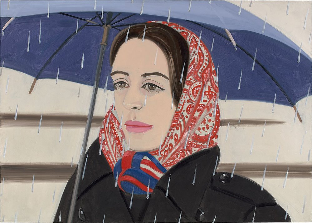 Blue umbrella nº 2, de Alex Katz