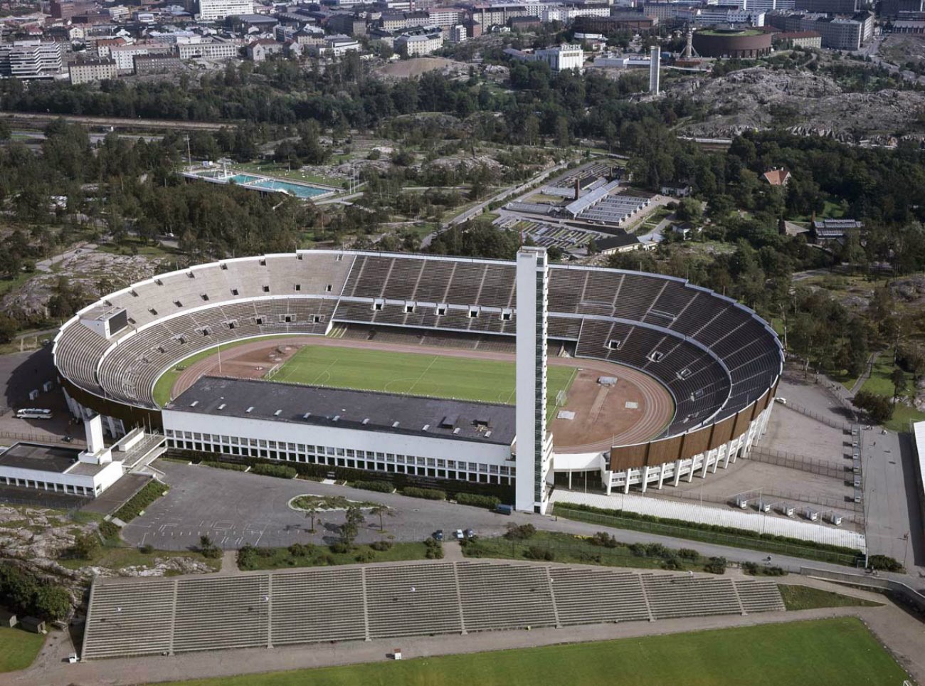 Helsinki Olimpic stadium de Yrjö Lindegren y Toivo Jäntti