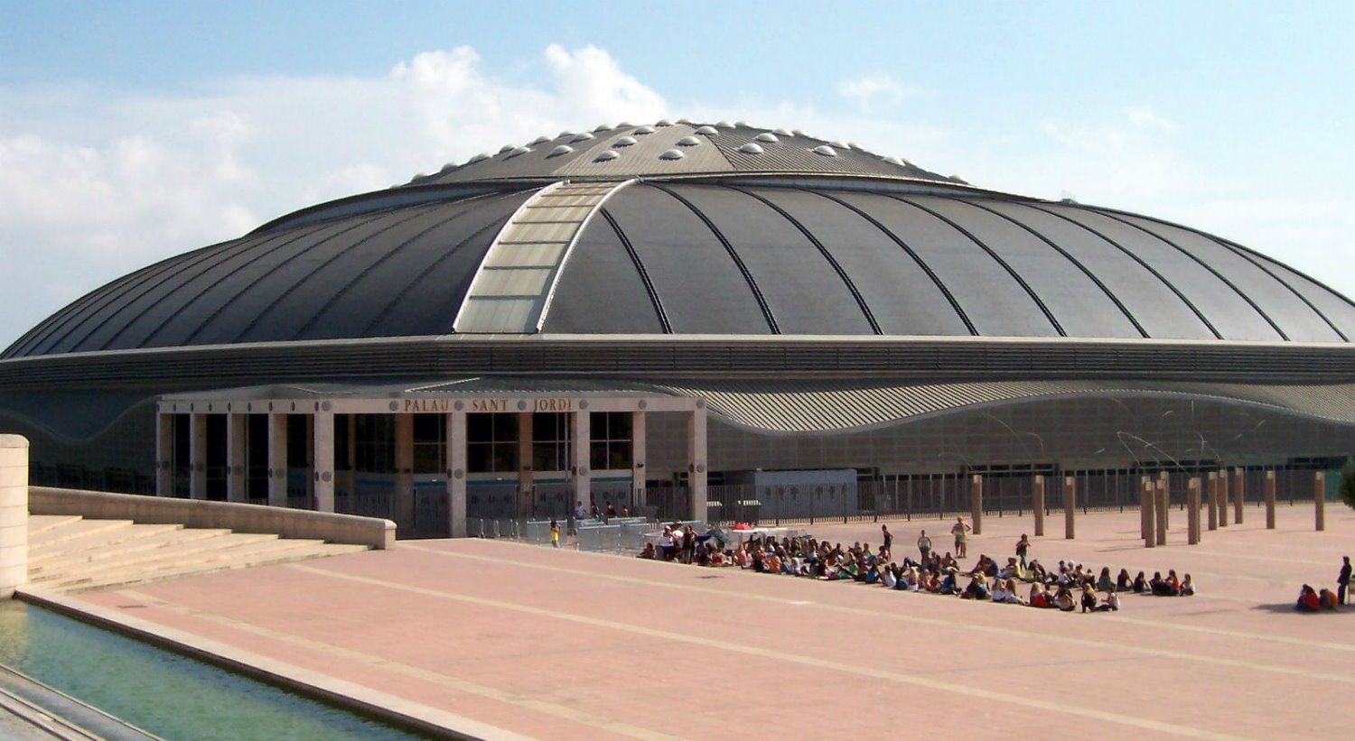 Palau Sant Jordi en Barcelona de Arata Isozaki