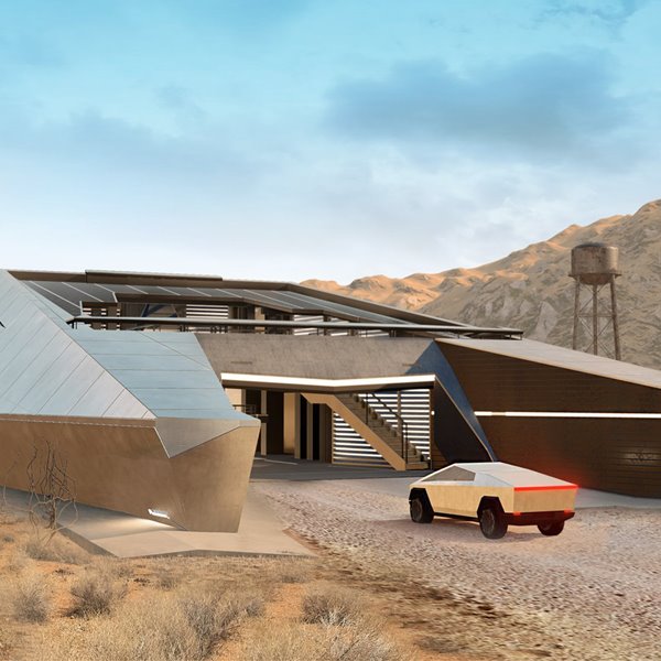 Por qué las redes arden con esta cibercasa: tiene forma de coche Tesla y promete resistir al fin del mundo