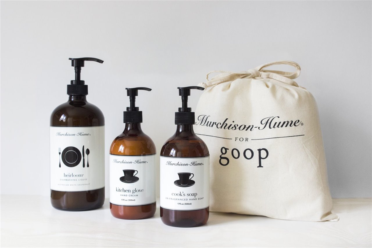 Cosmética natural resultado de la colaboración de Goop con Murchison Hume