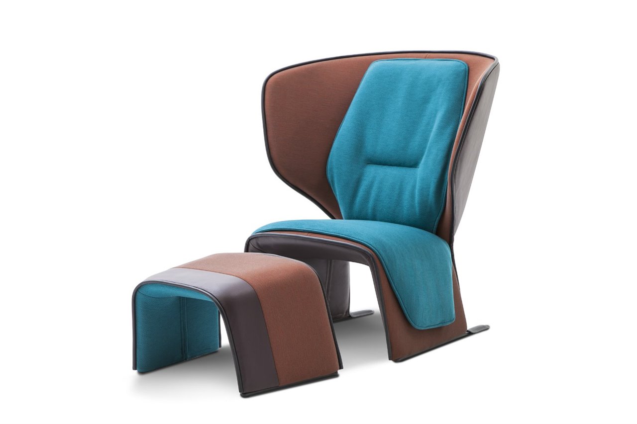 En la muestra, uno de los platos fuertes del Madrid Design Festival 2020, no faltará su icónico sillón Gender para Cassina. 