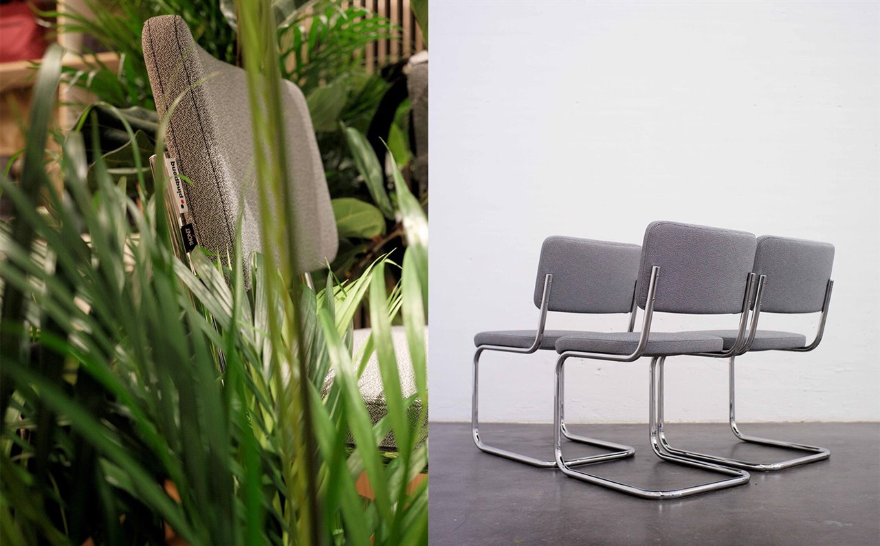 La silla Freischwinger es un modelo de silla creado por el arquitecto neerlandés Mart Stam en 1926, caracterizado por no tener las dos patas traseras y en las que el peso se aguanta en una estructura de acero tubular en voladizo. Posteriormente, Mies van Der Rose y Marcel Breuer realizaron sus propias versiones de este diseño comercializado por Thonet.