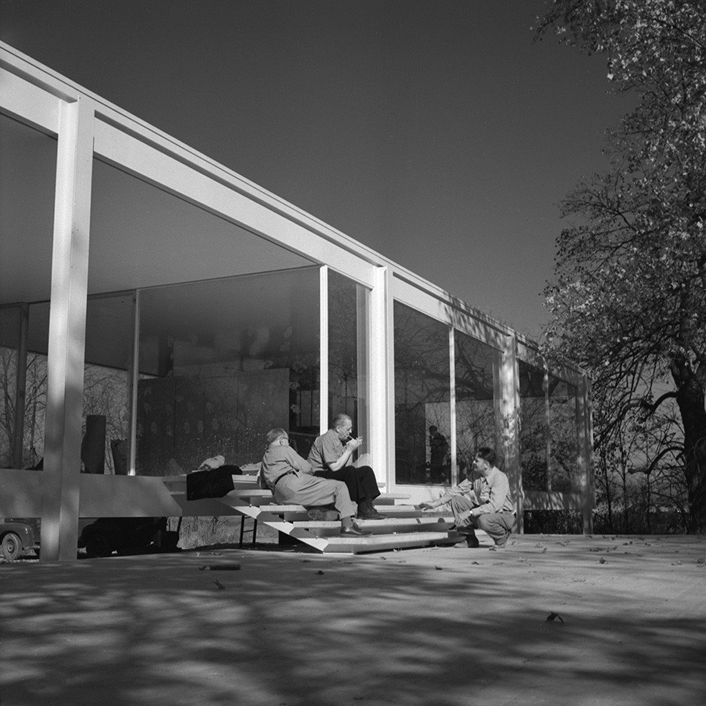 Mies van der Rohe en la casa Farnsworth