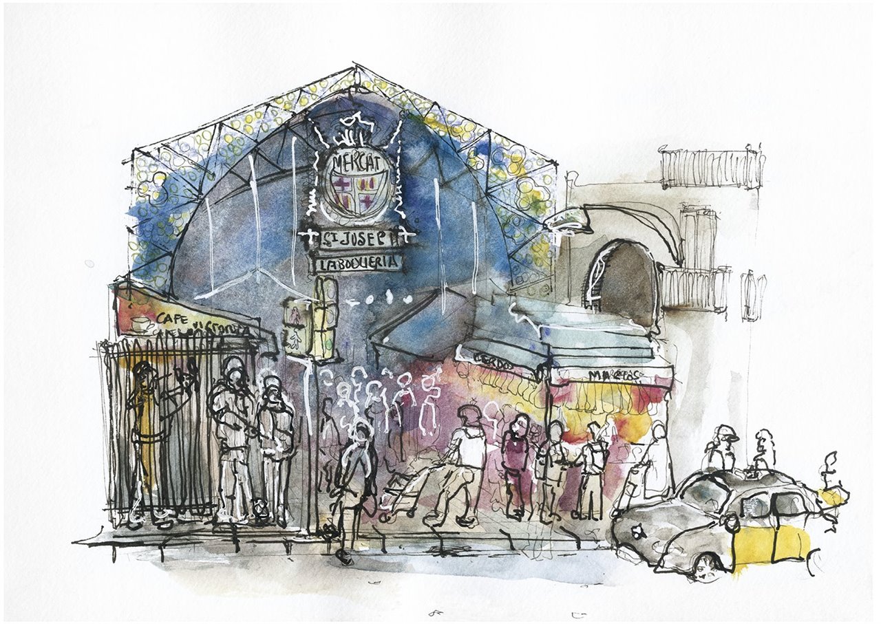Mercado La Boqueria, por Bea de Quintana