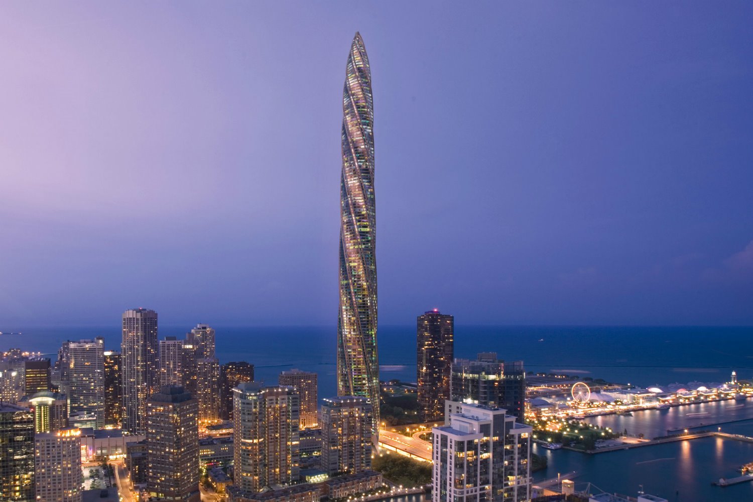 Chicago Spire de Santiago Calatrava