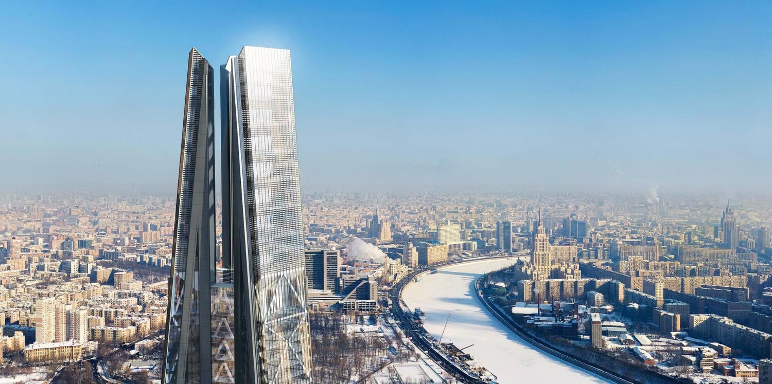 Russia Tower de Foster + Partners en Moscú