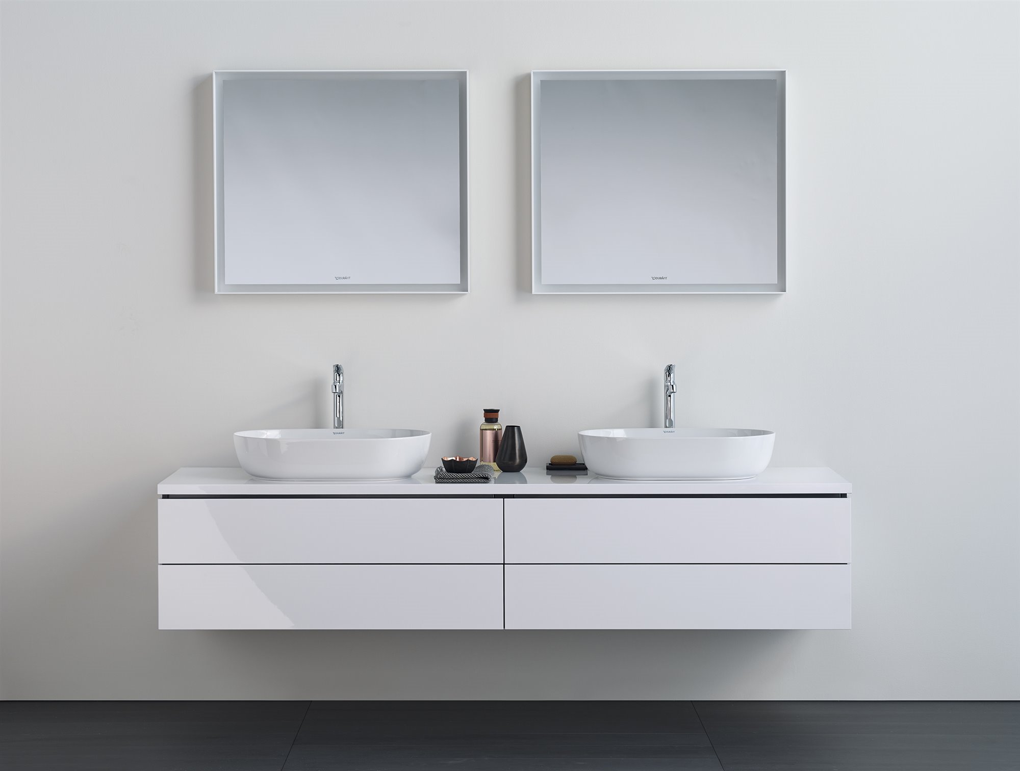 Encimeras baño duravit Unified console system L-Cube