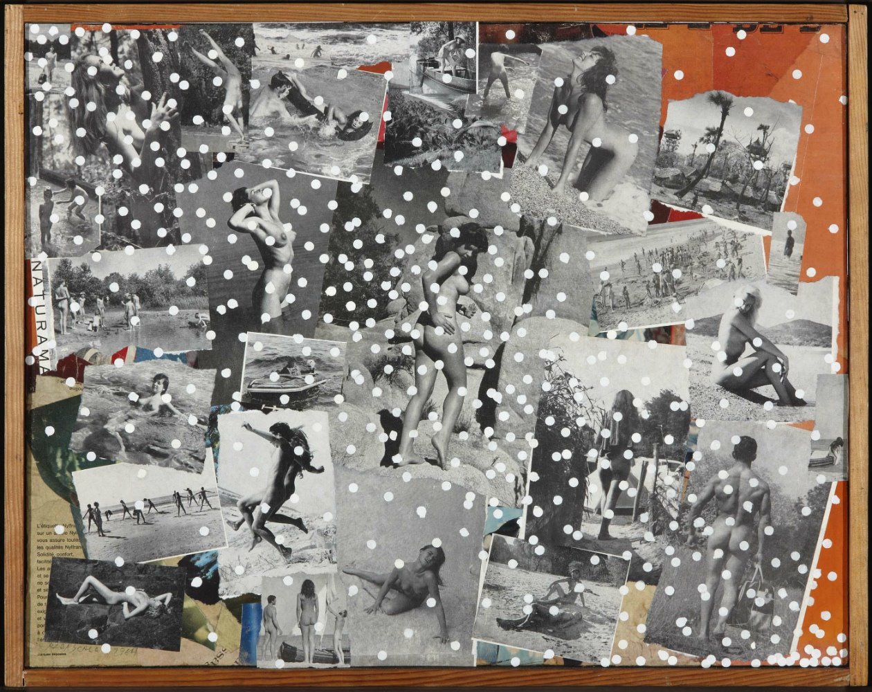 El artista barcelonés, tan pronto se instaló en París en 1962, empezó a explorar las posibilidades del collage. 