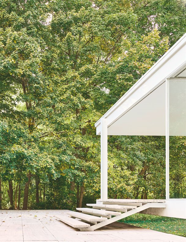 Si amas la arquitectura, deberías visitar la Casa Farnsworth al menos una vez en tu vida