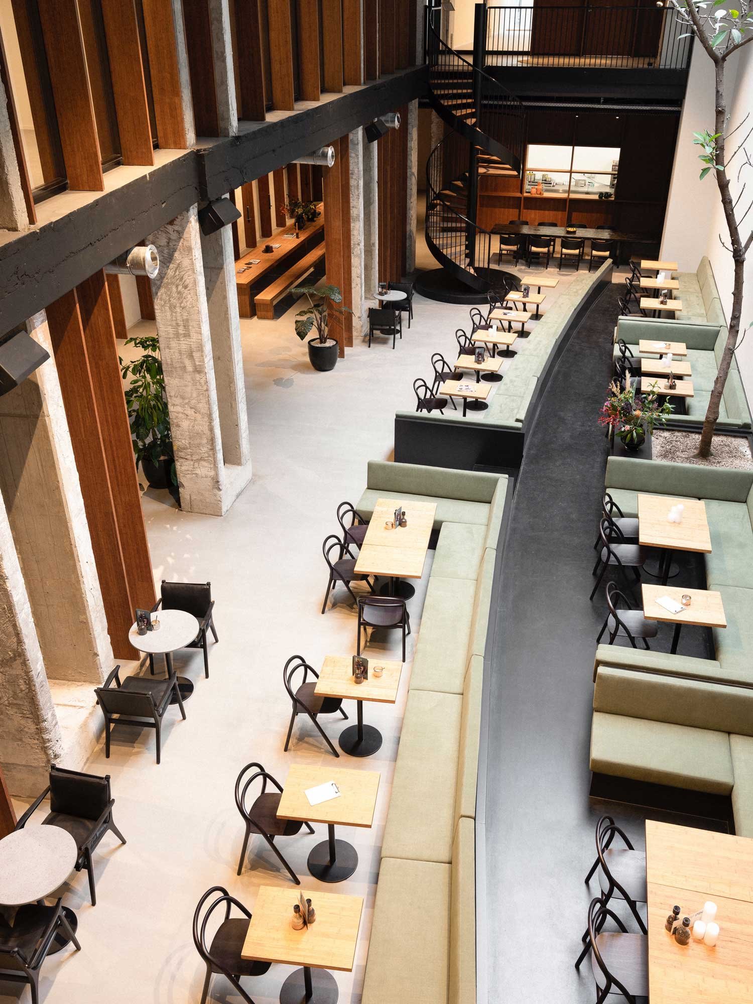 Fosbury and Sons en Bruselas coworking cafeteria bar albert