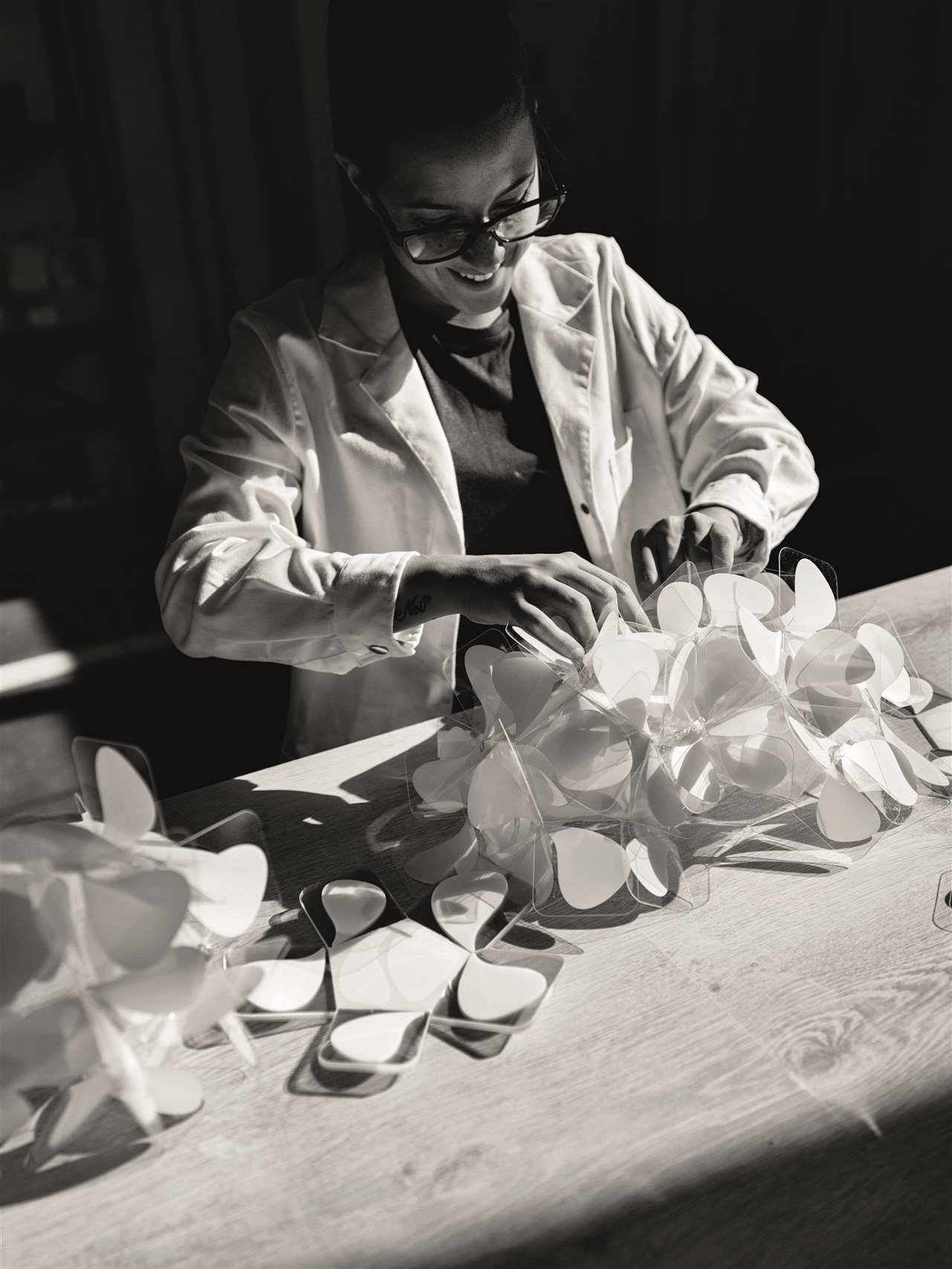 Proceso de creaciónsostenible de un producto Slamp.