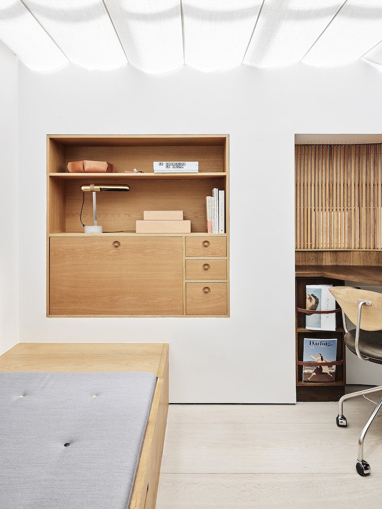 atico en PArk Avenue Nueva Yor con muebles de diseno de Fritz Hansen