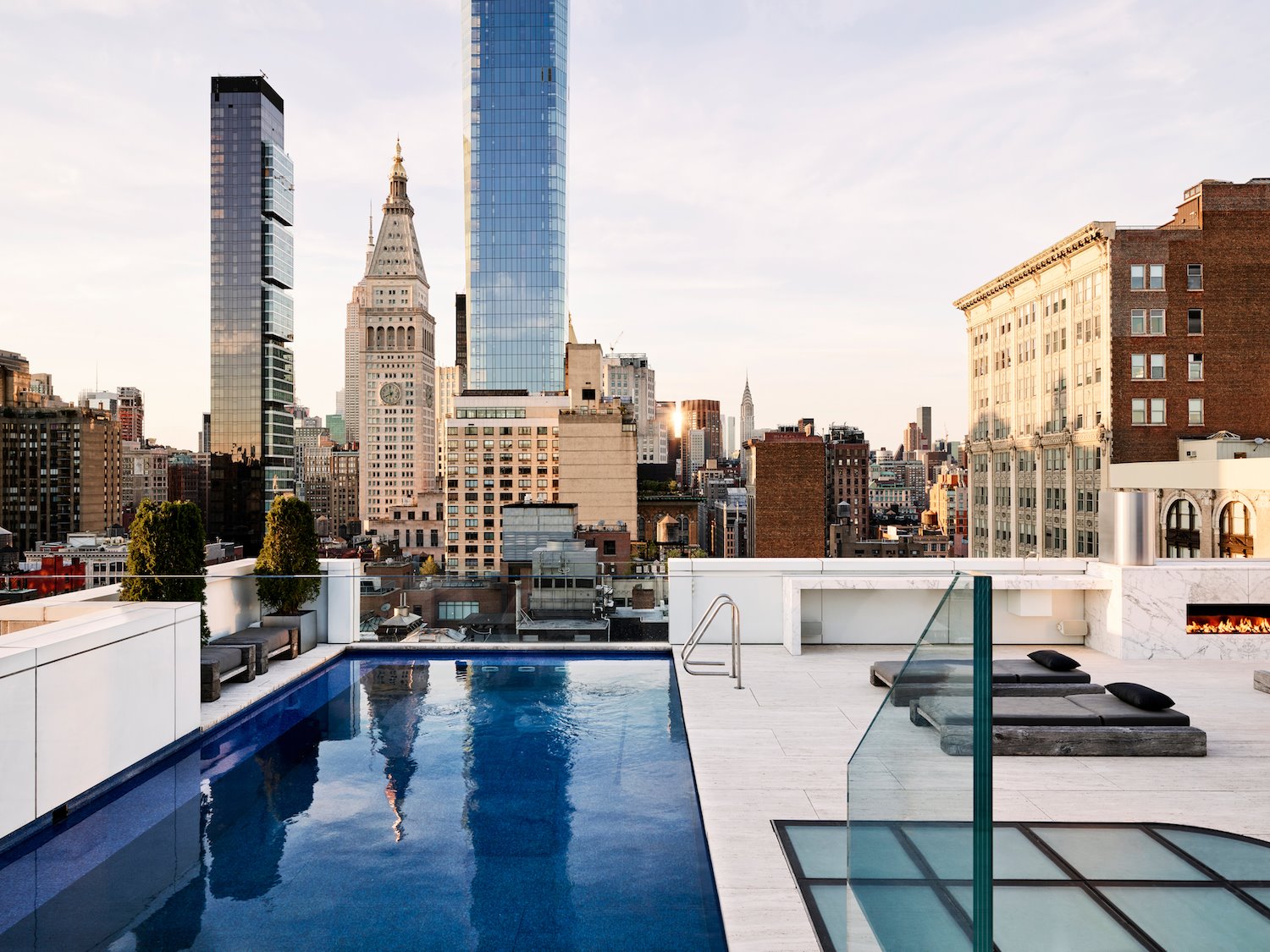 atico en PArk Avenue Nueva York con muebles de diseno de Fritz Hansen 2