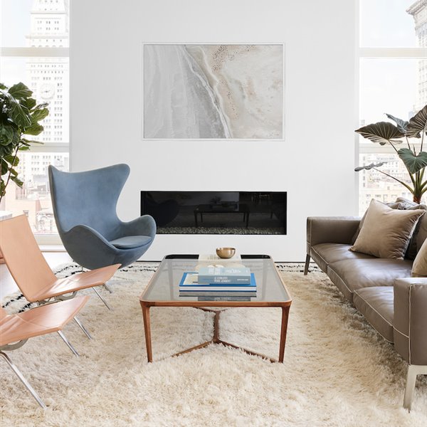 atico en Park Avenue Nueva York con muebles de diseno de Fritz Hansen 5 