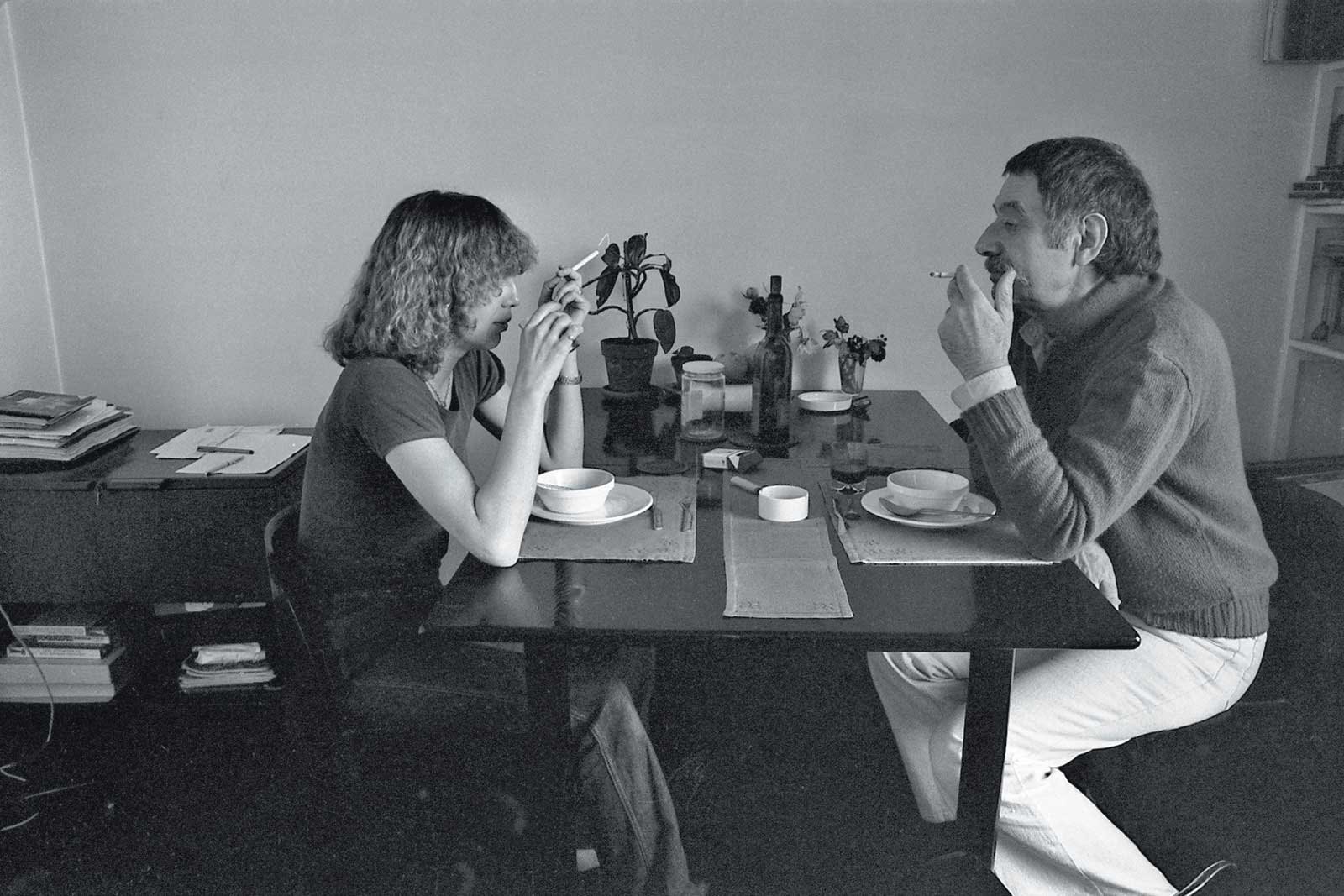 Ettore Sottsass y Barbara Radice