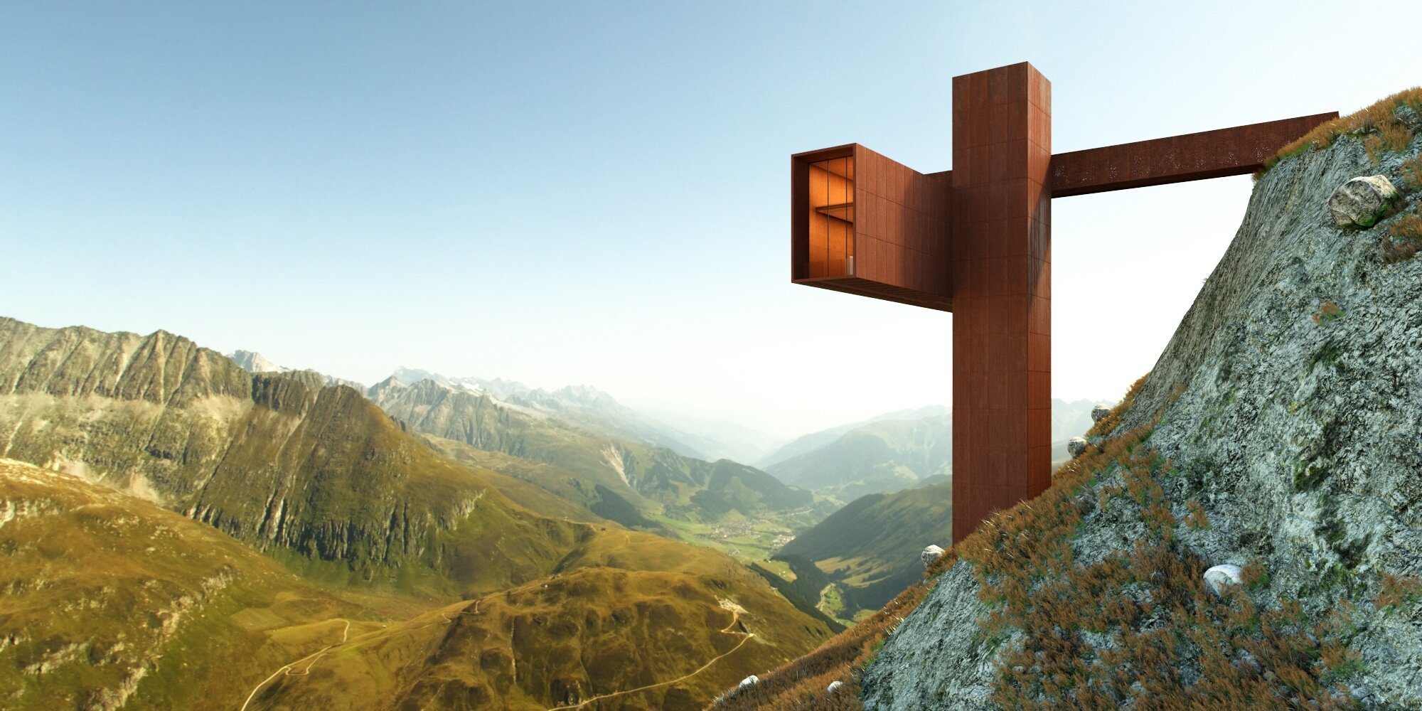 proyecto xyz house de John Beckmann en suiza