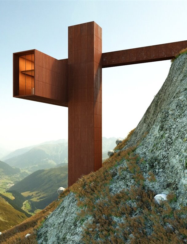 Aunque no lo parezca, este mirador es una casa que rinde culto al paisaje (y al silencio) 
