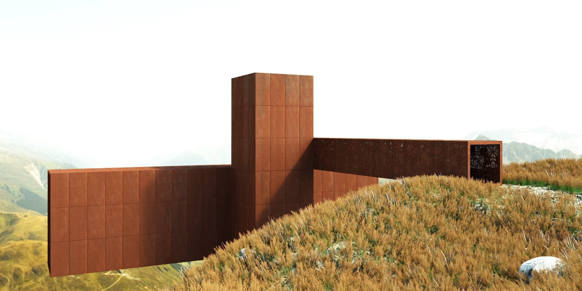 xyz house en suiza por John Beckmann proyecto