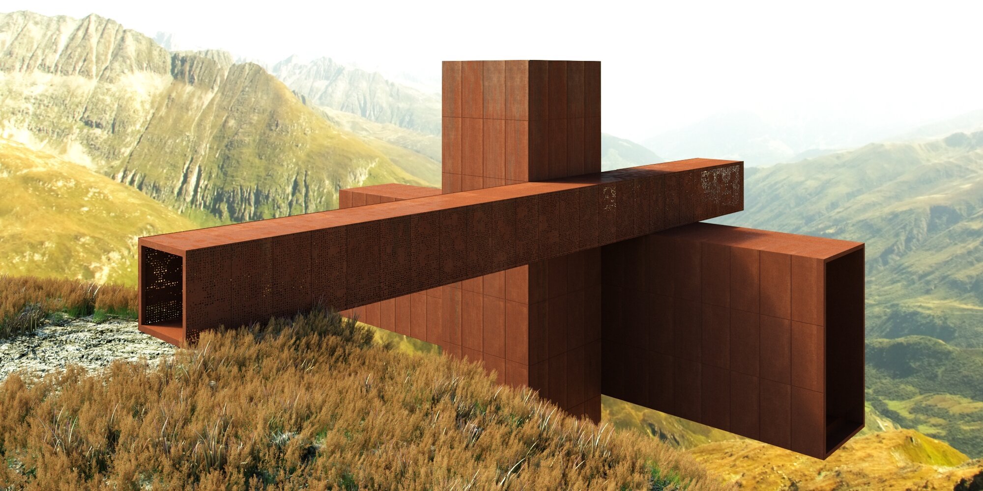 xyz house por el arquitecto John Beckmann en Suiza