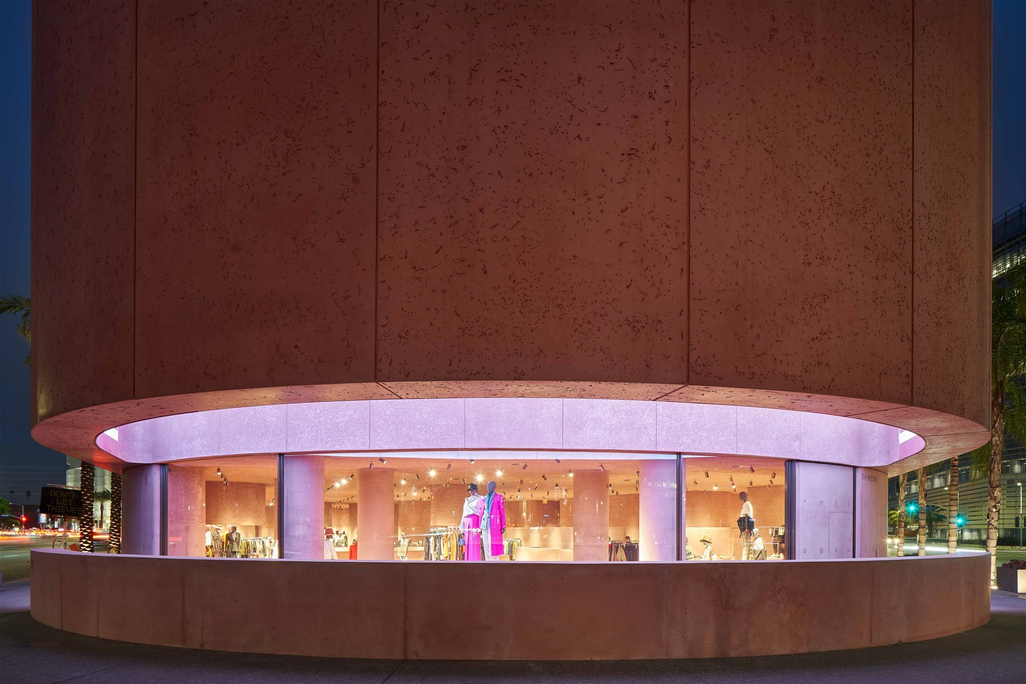 exterior tienda the webster en los angeles Adjaye Associates