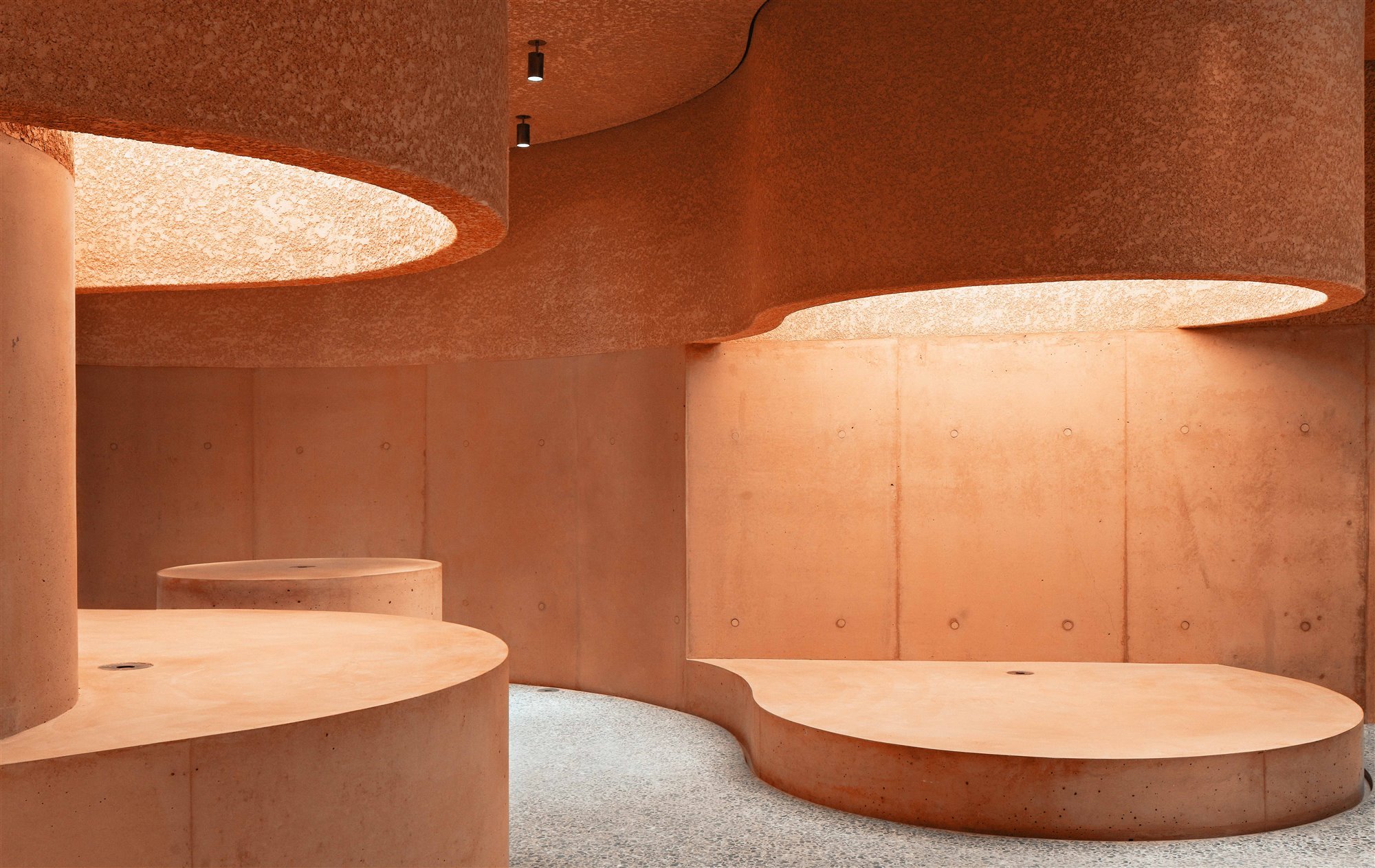 Interiores orgánicos tienda the webster Adjaye Associates