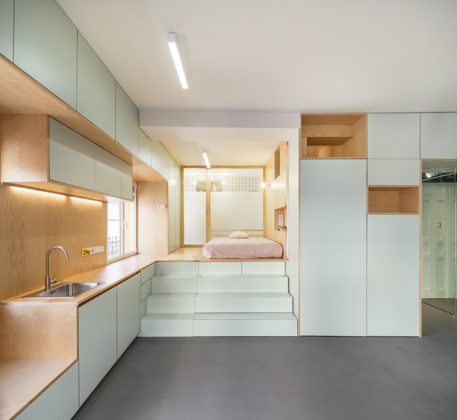 microvivienda Yojigen Poketto del estudio elii de Madrid