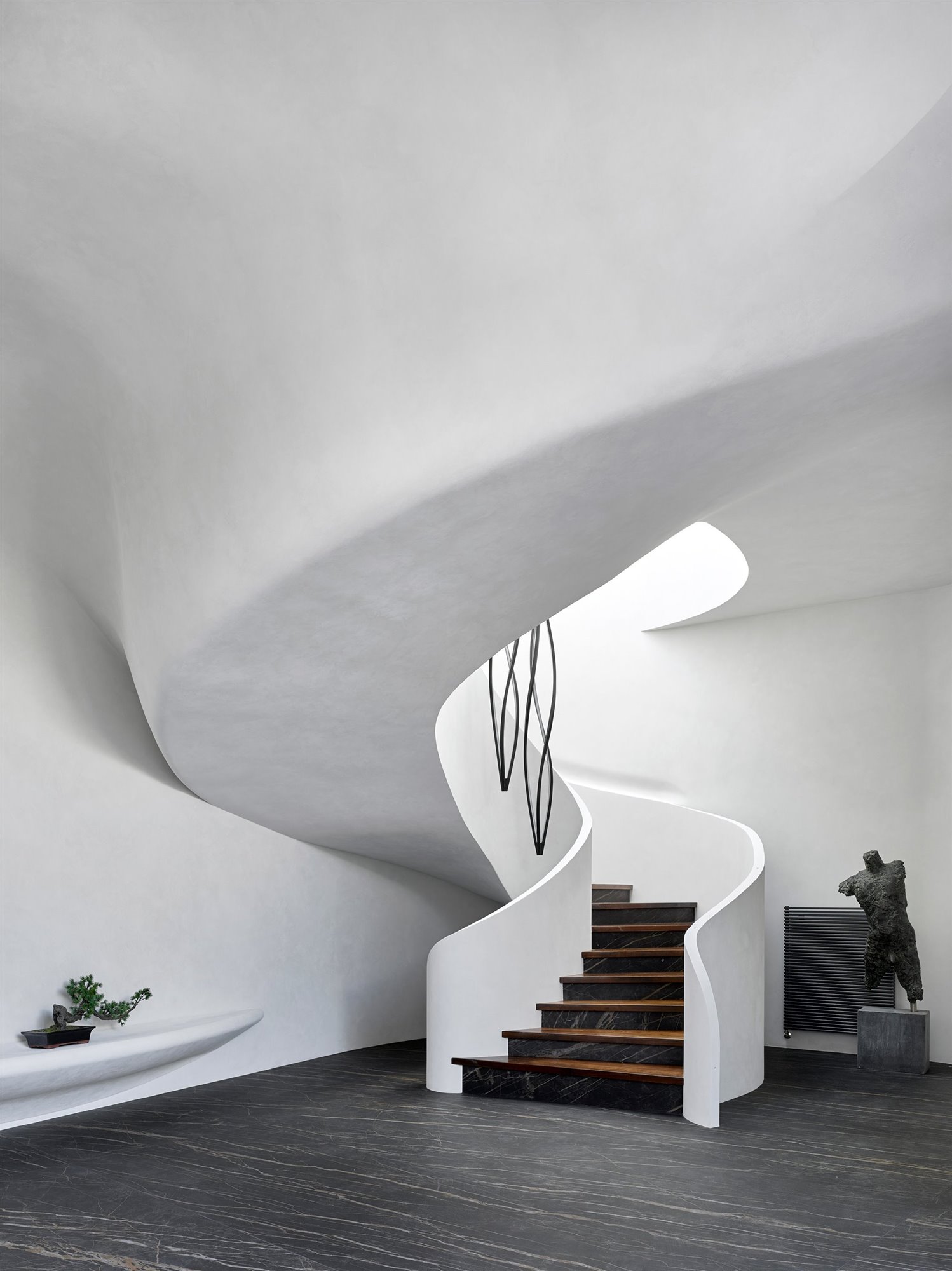 escaleras organicas casa niko arcjitect