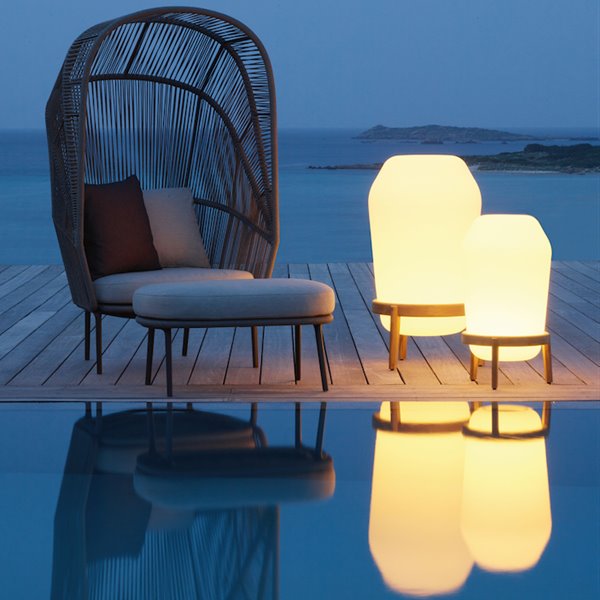 tumbona Rilly de Dedon muebles de exterior para la terraza