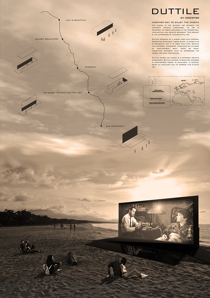 Duttile, de Estela Benito Molina (Universidad de Zaragoza), vencedor en la categoría de Arquitectura del Cosentino Design Challenge 12 (2018).